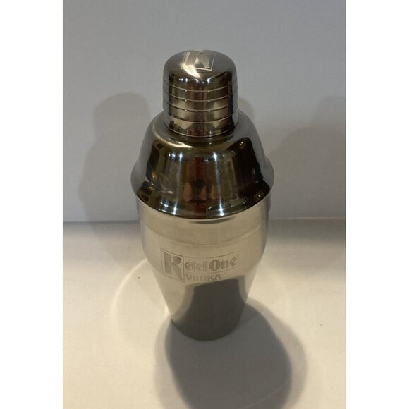 Ketel One Vodka Stainless 7 in Small Cocktail Mixer Shaker 8 OZ Preowned Barware - Picture 8 of 8
